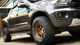 Ford Ranger ใส่ล้อ Rays TE37 Progressive 16x8+0 6-139.7 พร้อมรัดยาง BF Ko2 265/75/16 by Nsports