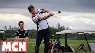 Golfing with Lowes and McPhee | Sport | MCN | Motorcyclenews.com