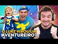 O LUKE VIROU UM AVENTUREIRO! Reagindo a Luccas Neto