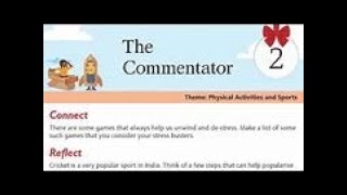 English Class 8 | Ch-2 The Commentator @supersunita1206