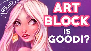 ART BLOCK is a GOOD thing!? 😱 | What I learned from Art Block + Speed Painting