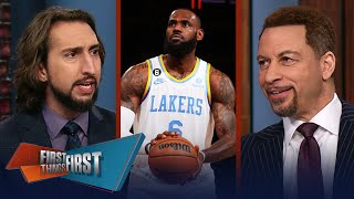 LeBron moves into 4th on all-time assists list in Lakers win vs. Knicks | NBA | FIRST THINGS FIRST