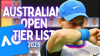 C’È un GIOCATORE che farà il PANICO agli Australian Open 2025 e NON è SINNER. (Tier List AO 2025)