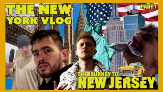 NEW YORK VLOG - PART 1 - Finding A Way To Jersey -  with @Itsviktus