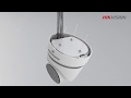 Installing 2H Turret Camera – Ceiling Mounting – 2 Line Network Camera