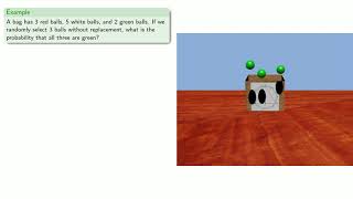 Hypergeometric Probability, Part One