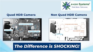 Quad HDR vs Non HDR Camera - See the MASSIVE Difference! | HDR Global Shutter Camera | e-con Systems