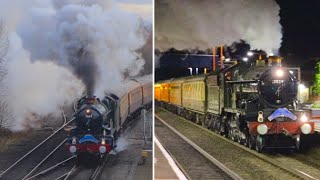 7029 Clun Castle thunders around the West Midlands! The Polar Express Birmingham | 14\u002615/12/24