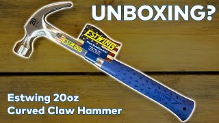 Estwing 20oz Curved Claw Hammer Unboxing