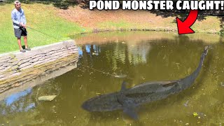 I Finally CAUGHT The POND MONSTER! (My Biggest Fish Ever)