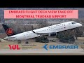 Embraer 175 Flight Deck View Take off - Montreal Trudeau Airport (CYUL)