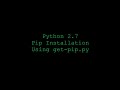 Install Pip with Python 2.7 on Ubuntu 20.04 using get-pip.py