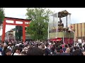 2023年10月1日 尾張津島秋まつり 5 津島神社楼門前 石採祭車・からくり人形 奉納