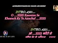 Aaj Phir Jeene Ki Tamanna Hai Karaoke With Scrolling Lyrics Eng. & हिंदी