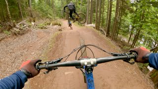 Sharpy and Seb Snowshoe Basin Laps!