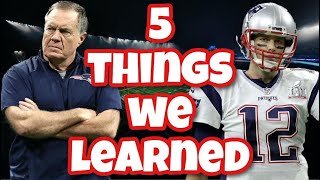 5 Things We Learned About Tom Brady and Bill Belichick Since Last Offseason