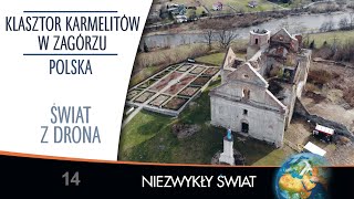 World from a drone - Poland - Carmelite Monastery in Zagórze