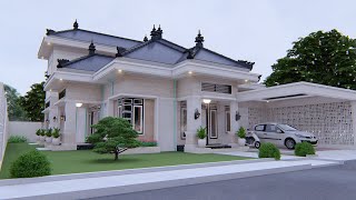 Desain Rumah 9x15m dengan 4 kamar Tidur | Owner : Bpk Aris Lawi - Ladongi - Kolaka Timur- Sultra