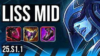 LISSANDRA vs SYLAS (MID) | Dominating | KR Master | 25.S1.1