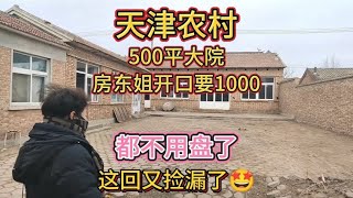 天津武清500平农家院！房东张嘴年租要1000直接惊讶到我！捡漏💪