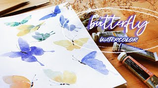 10 Easy Watercolor Butterflies | Step-by-Step for Beginners