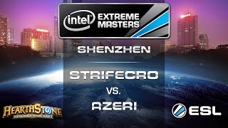 StrifeCro vs. Azeri - Quarterfinals - IEM Shenzhen - Hearthstone