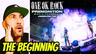 ONE OK ROCK - The Beginning [2024 PREMONITION WORLD TOUR] | REACTION