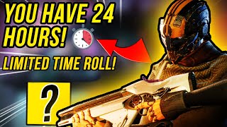YOU HAVE LESS THAN 24 HOURS TO GET THIS NASTY WEAPON FROM BANSHEE!