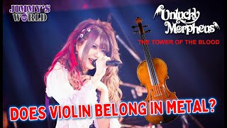 DOES VIOLIN BELONG IN METAL? Unlucky Morpheus - The Tower of the Blood - LIVE Reaction.