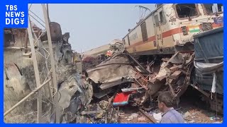 インド列車事故で鉄道職員3人逮捕　「事故後に不備を隠ぺいしようとした」｜TBS NEWS DIG