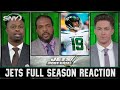 Bart Scott, Willie Colon, Connor Rogers react to Jets ending season 7-10 | Jets Post Game Live | SNY