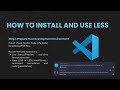 LESS CSS Tutorial for Beginners | Why LESS is More (Step-by-Step Login Page Project)