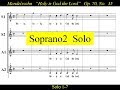 Mendelssohn - OP70 - Elijah -35 Holy Is God - Solo - Soprano2