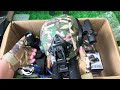 special police weapon toy set unboxing scar assault rifle carbine m2 rifle glock pistol bomb