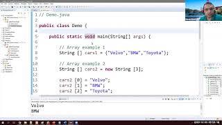 Create Arrays in Java in 3 different ways | for Beginners| Eclipse