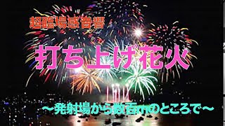 【画面の奥から花火の音が聞こえます！！】　打ち上げ花火 その２  (打ち上げ場から数百ｍでの収録  終盤が聴きどころです