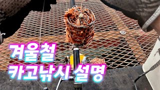 [통영로기]  겨울철에 핫한 카고낚시를 알려 드립니다. (실시간 방송)