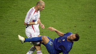 Zainudin Zidane VS materazi_world cup 2006 head attack moment