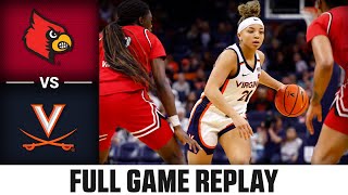 Louisville vs. Virginia Full Game Replay | 2024-25 ACC Women's Basketball