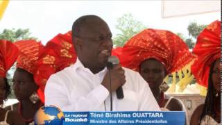 RTI: Bouaké/Education: Remise d’infrastructures scolaires au MENET