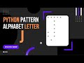 Python Tutorial: How to Create Alphabet Pattern J