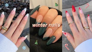 AESTHETIC WINTER NAIL DESIGNS