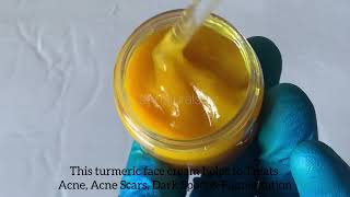 HOW TO MAKE TURMERIC FACE GEL / CREAM | DIY TURMERIC LIGHTENING FACE CREAM