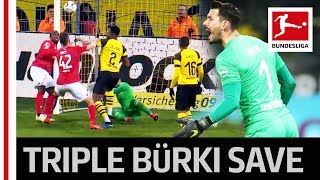 Bürki's Sensational Triple Save in 2 Seconds Secures Dortmund Win and Keeps Title Race Open