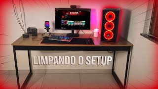 MOSTRANDO MEU PC GAMER BARATO!  *LIMPANDO SETUP* (LC TECH)