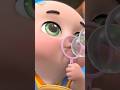 Pop The Bubbles | wheels on the bus | Play Outside Bubbles Song |Nursery rhymes & kids song #shorts