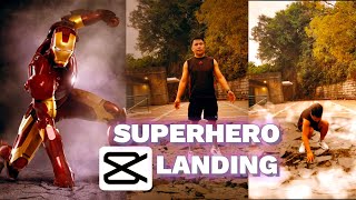 Superhero Landing Vfx Edit In CAPCUT | VFX Edit | CAPCUT Edit Tutorial