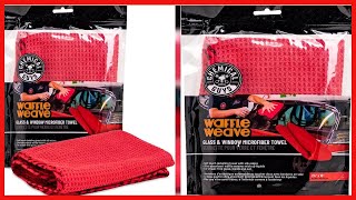 Chemical Guys MIC707 Waffle Weave Glass and Window Microfiber Towel, Red (24\