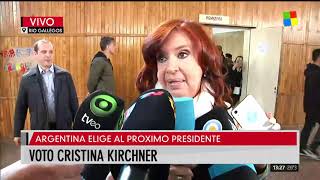 Habla Cristina Fernández de Kirchner