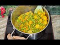 aloo matar ki sabzi aloo matar ki sukhi sabji sabji sabzi sabzi recipe by life of sanam 💗